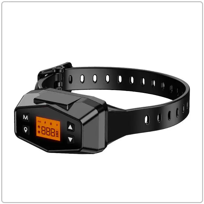PETDIARY GPS Wireless Fence System Dog Tracker, Black, Medium
