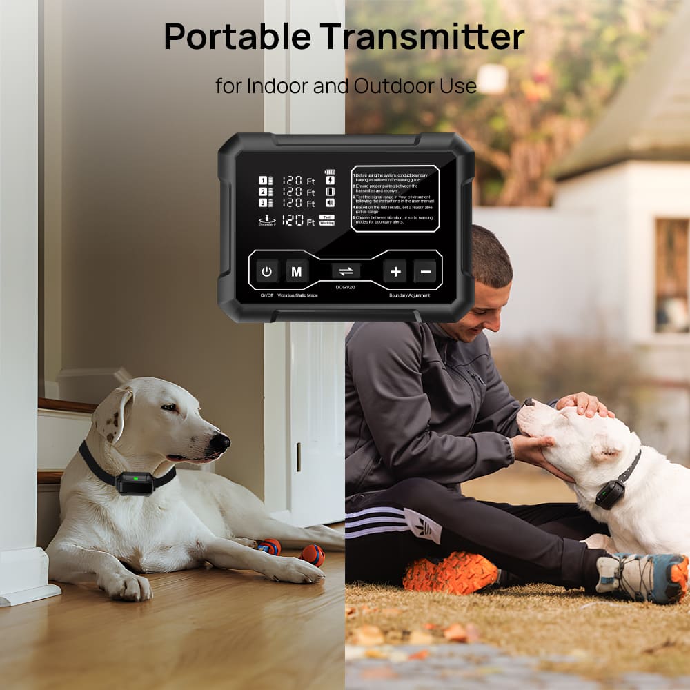 Portable wireless fashion dog fence